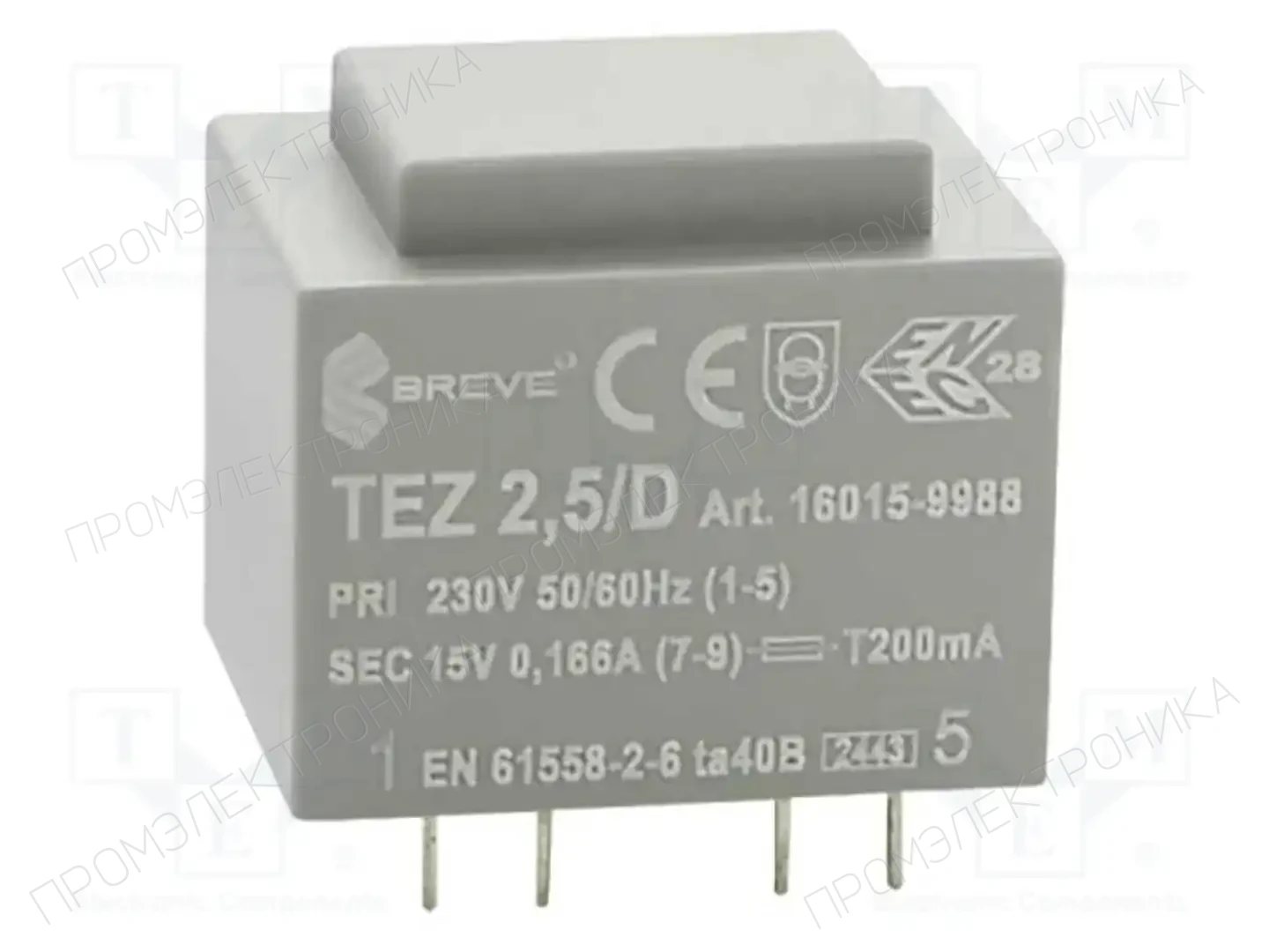BREVE TUFVASSONS 16015-9988 — Трансформаторы PCB