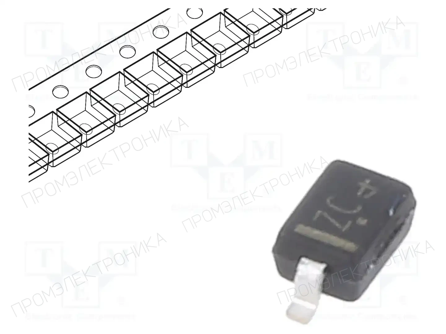 onsemi SD12T1G — Диоды TVS SMD однонаправленные