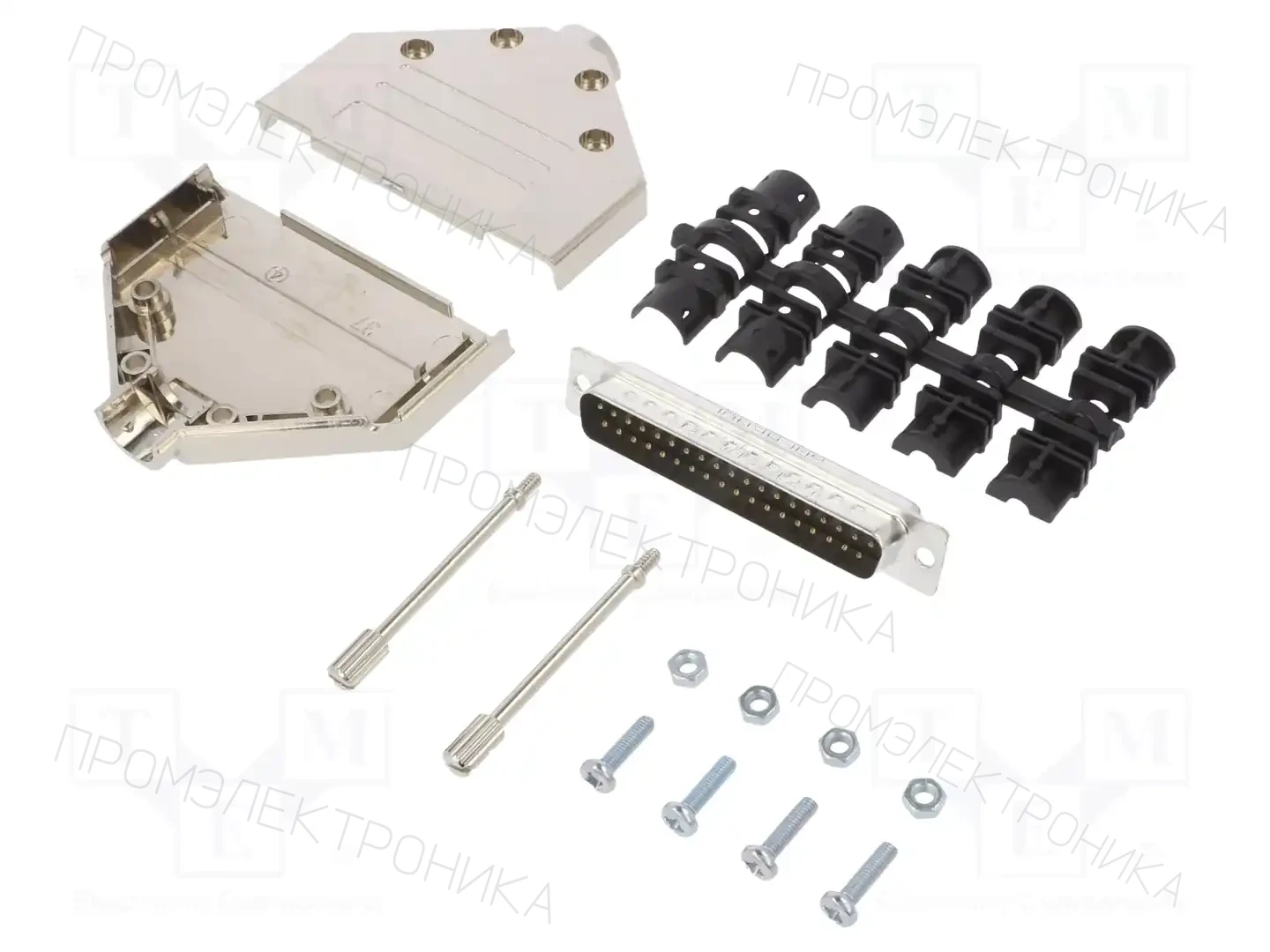 AMPHENOL COMMUNICATIONS SOLUTIONS L17DTPK-M-37+L717SDC37P — Комплектные штекеры D-Sub