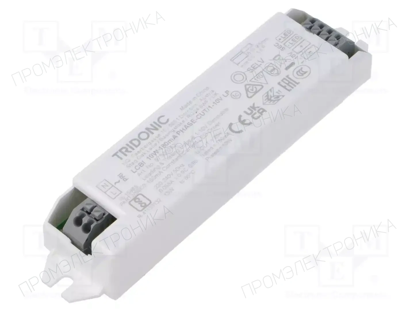 TRIDONIC LCBI 10W 180MA PHASE-CUT/1-10V LP — Блоки питания для LED