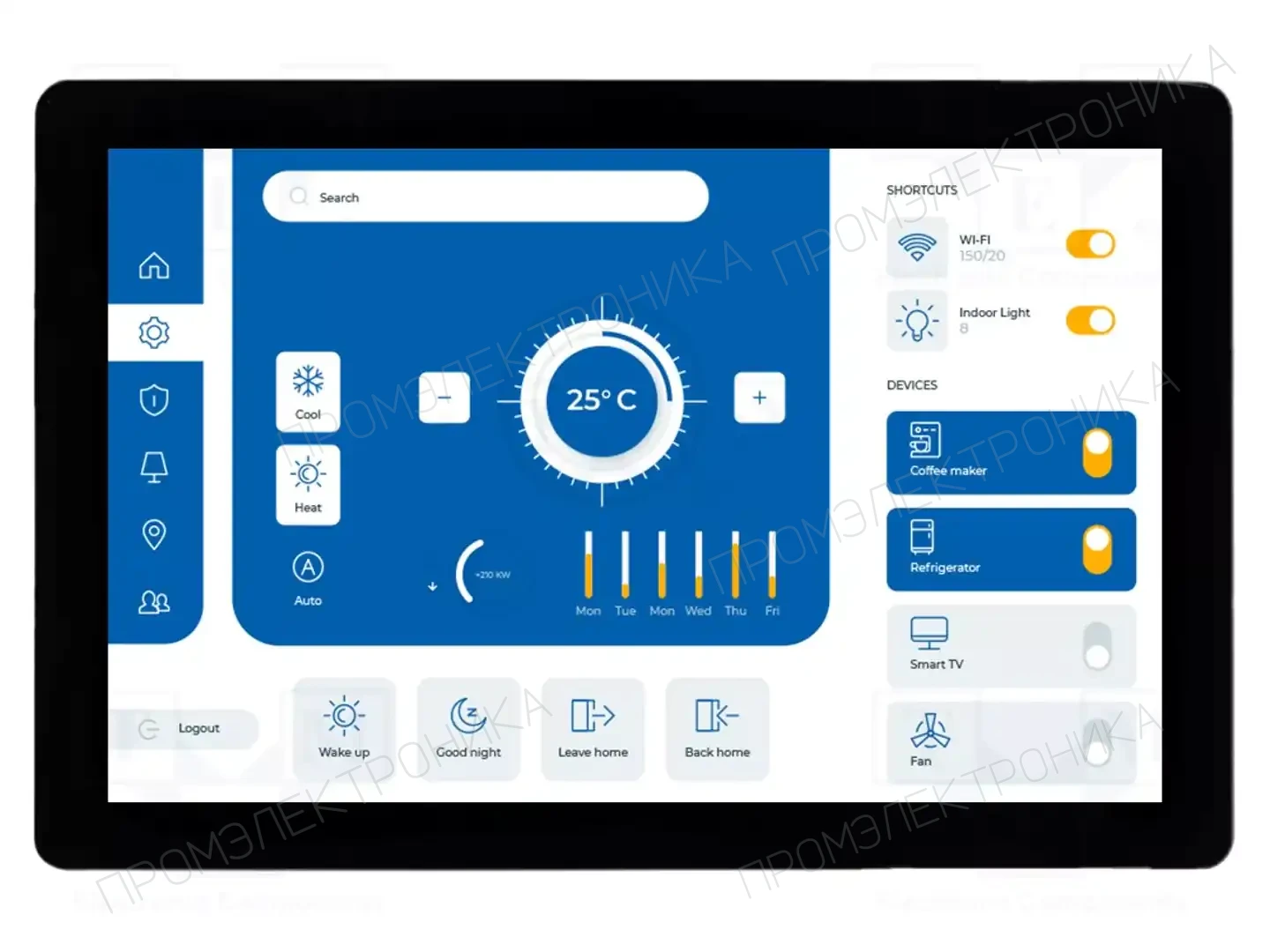 Riverdi SM-RVT50HQHNWC00 — Интеллигентные дисплеи