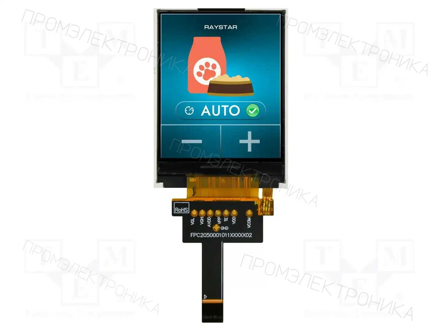 RAYSTAR OPTRONICS RFA180G-ALW-DNN — Дисплеи TFT