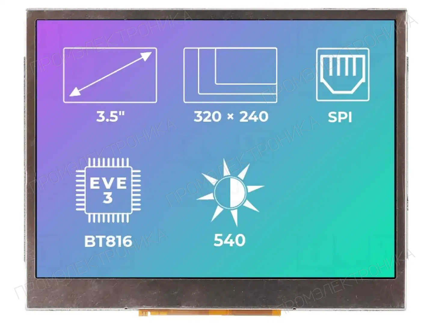 Riverdi RVT35AHBNWN00 — Интеллигентные дисплеи