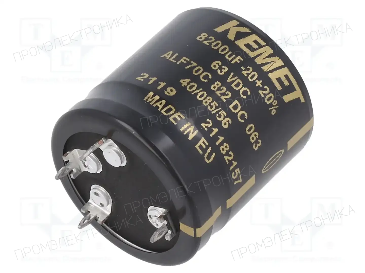 KEMET ALF70C822DC063 — Конденсаторы электролитические SNAP-IN