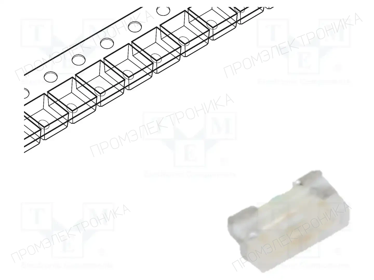 BROADCOM (AVAGO) HSMQ-C230 — Светодиоды SMD цветные