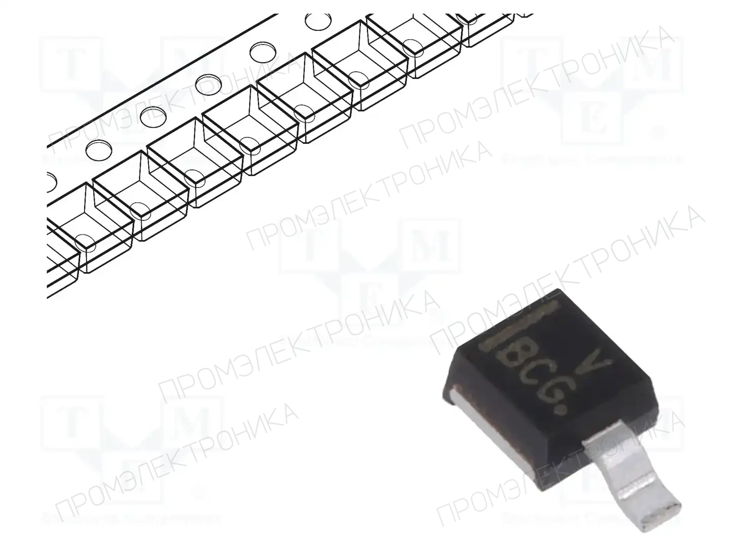 onsemi MBRM130LT1G — Диоды Шотки SMD