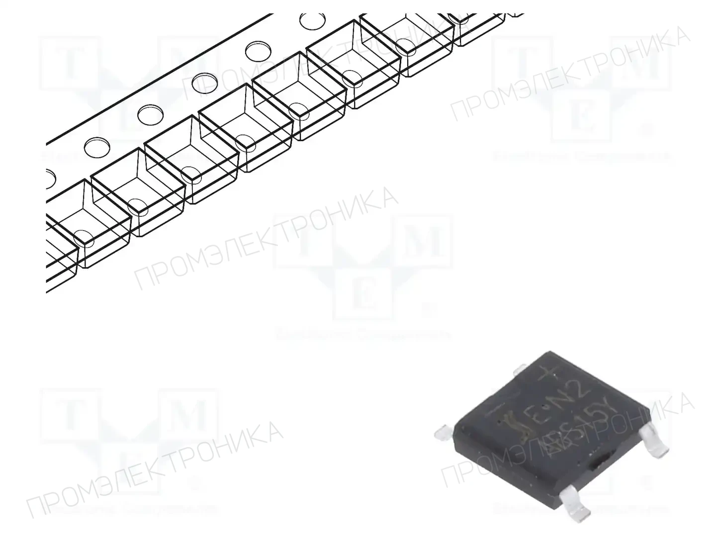 DIOTEC SEMICONDUCTOR ABS15Y — Однофазные мосты диодные SMD/THT