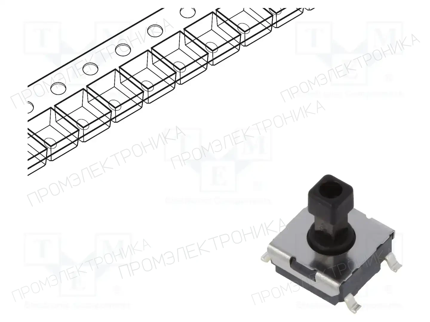 OMRON Electronic Components B3FS1050P — Микропереключатели TACT