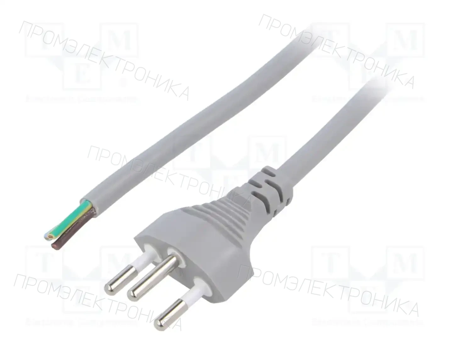 LIAN DUNG LT-313 H05VV-F 3X1.0 GRY 1.8M END C — Кабели питания компьютерные и универс