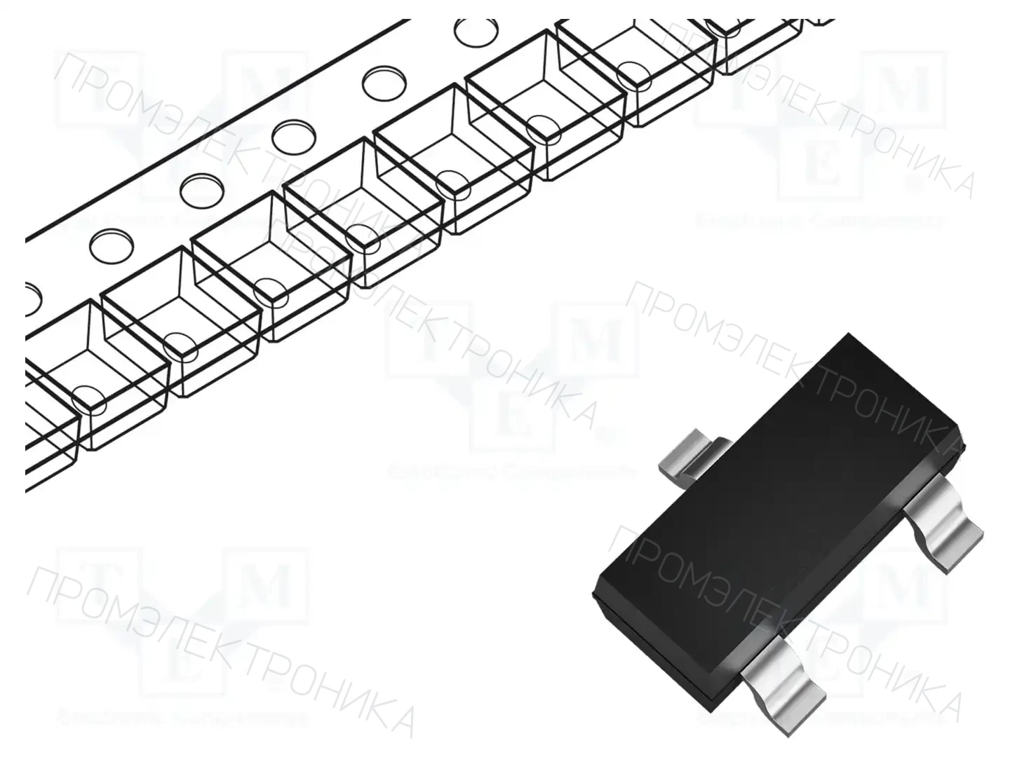 onsemi SZBZX84C22ET1G — Стабилитроны SMD