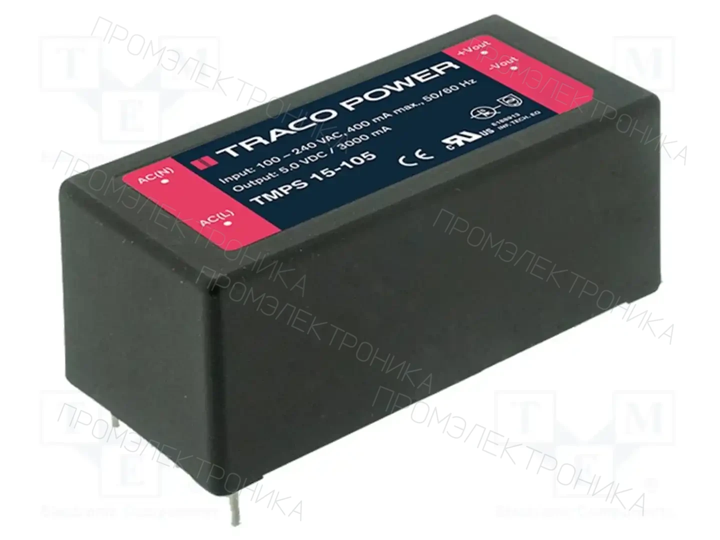 TRACO POWER TMPS 15-105 — Преобразователи AC/DC для PCB