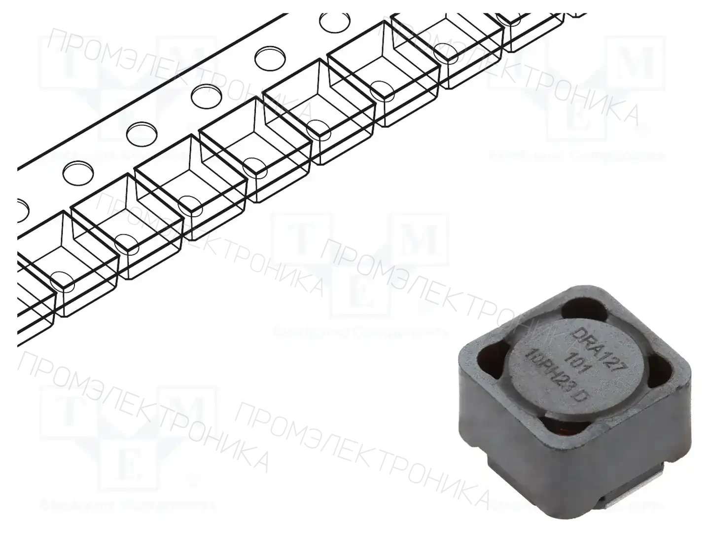 EATON ELECTRONICS DRA127-101-R — Дроссели