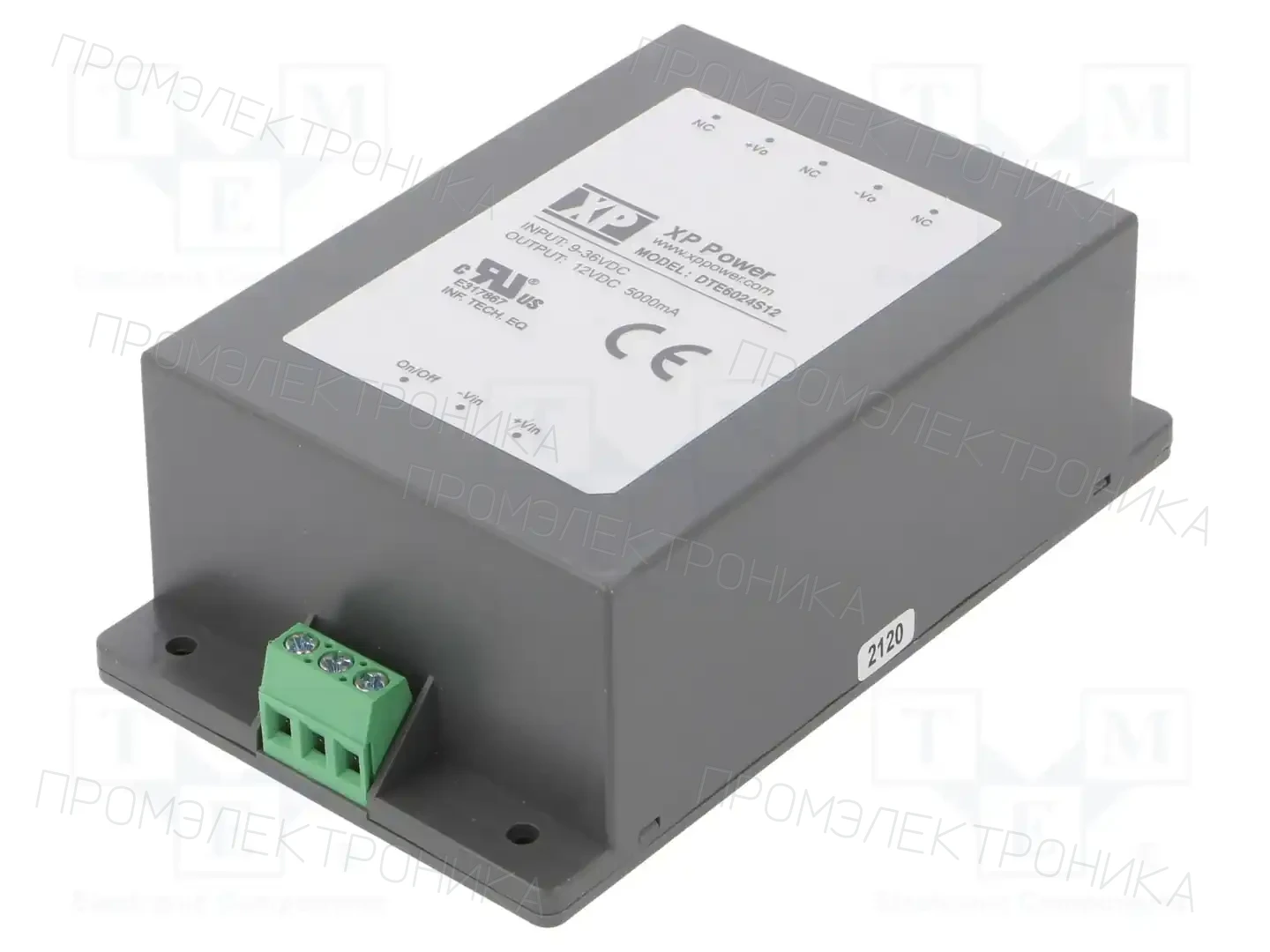 XP POWER DTE6024S12 — Преобразователи DC/DC