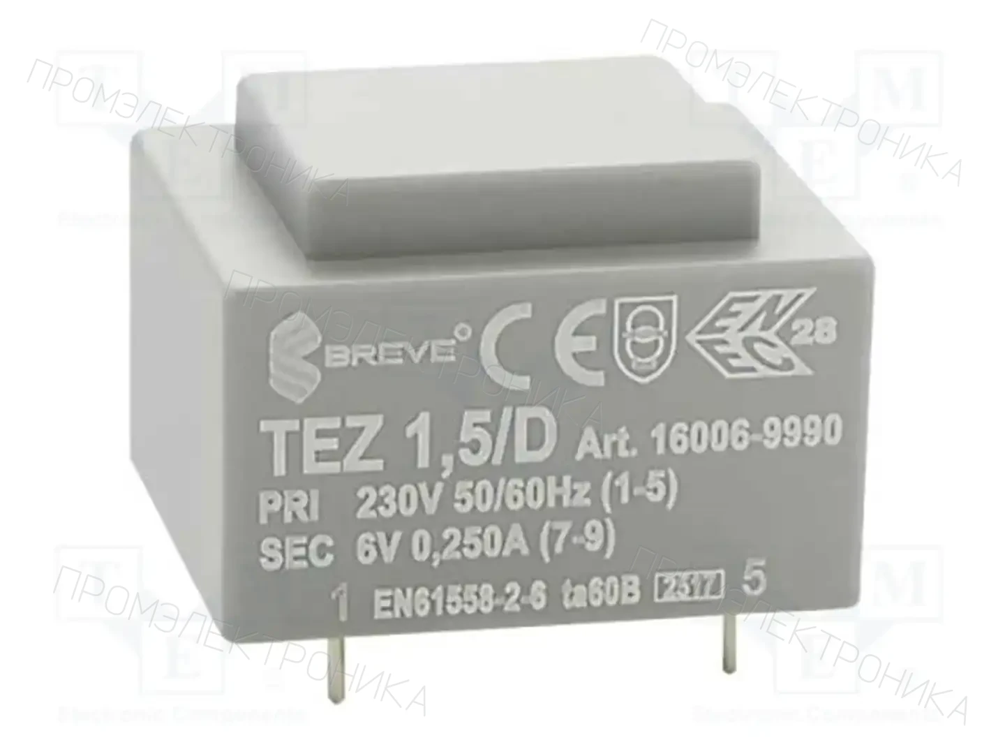 BREVE TUFVASSONS 16006-9990 — Трансформаторы PCB