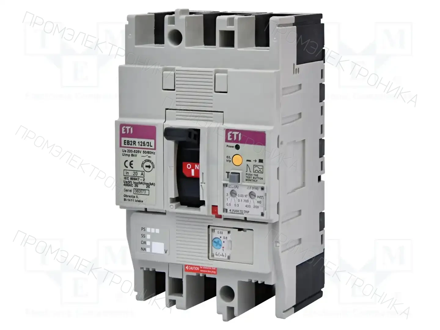 ETI POLAM EB2R 125/3L 20A 3P — Разъединители
