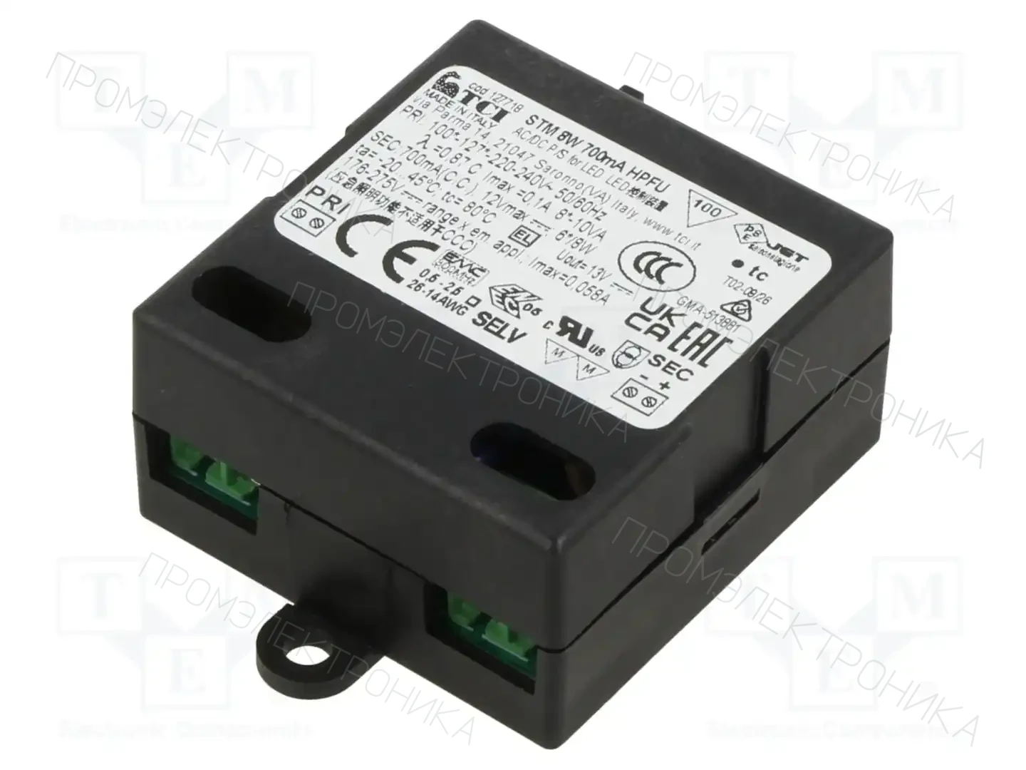 TCI STM 8W 700MA HPFU — Блоки питания для LED