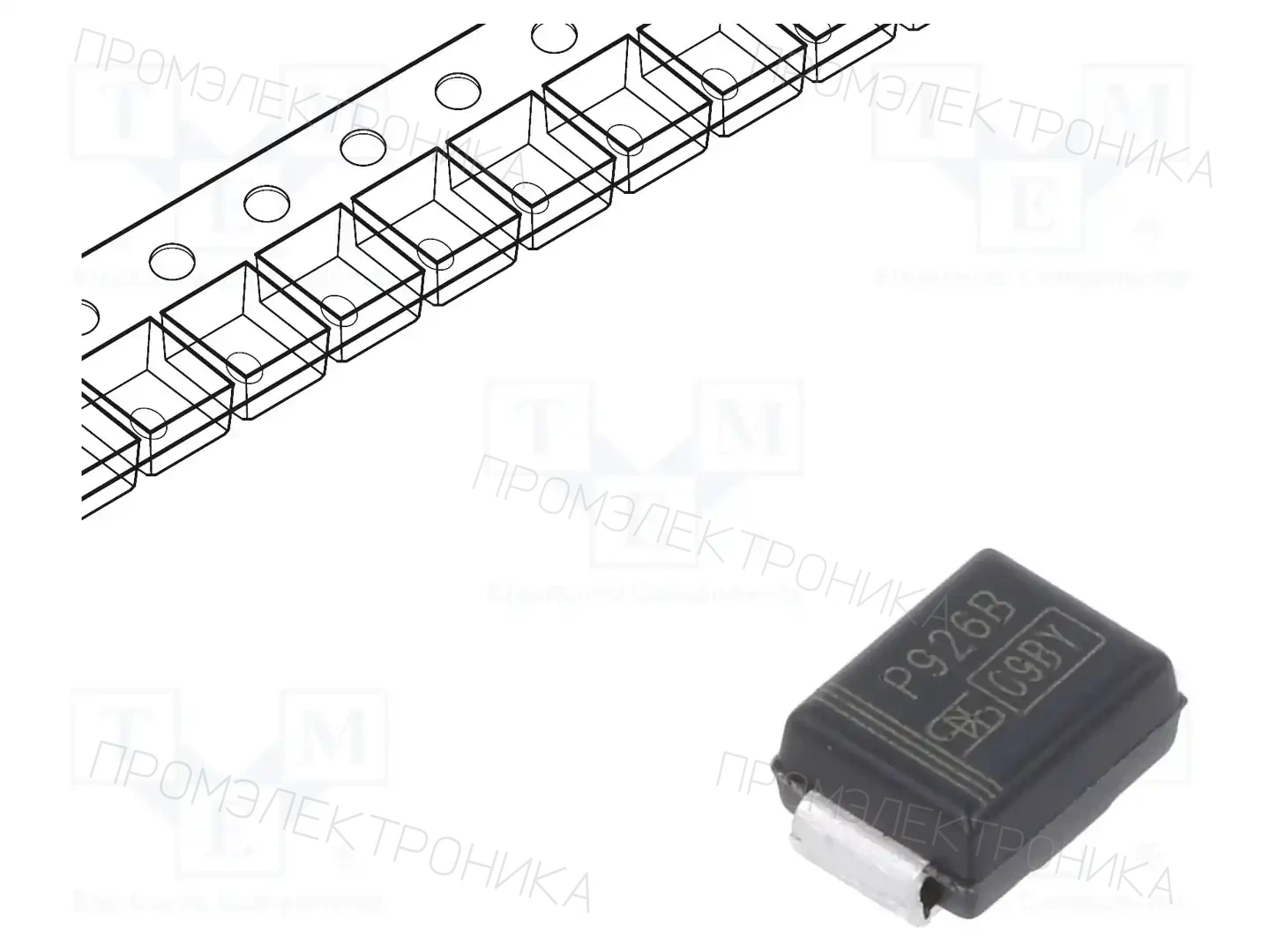 TAIWAN SEMICONDUCTOR 1PGSMB5926 — Стабилитроны SMD