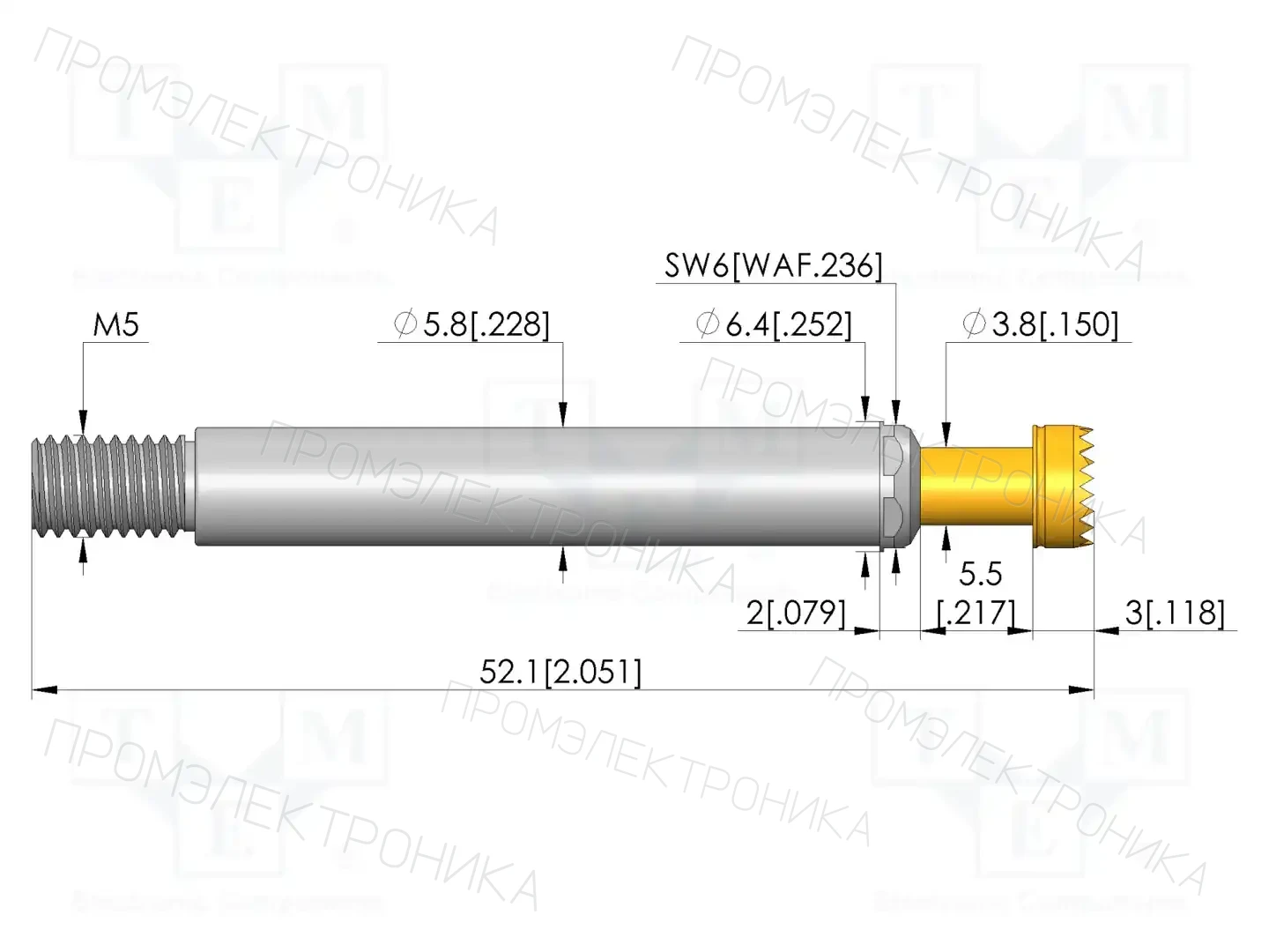 INGUN HSS-623 306 600 A 10002 M — Измерительные щупы