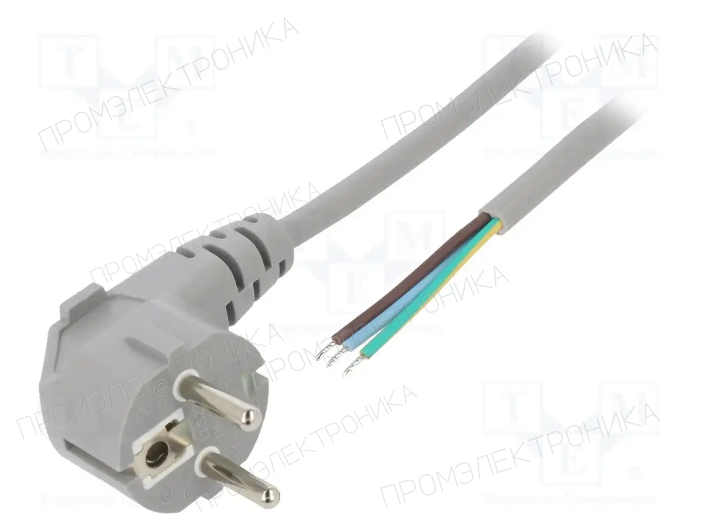 LIAN DUNG LT-322 H05VV-F 3X0.75 GRY 2M END RO — Кабели питания компьютерные и универс