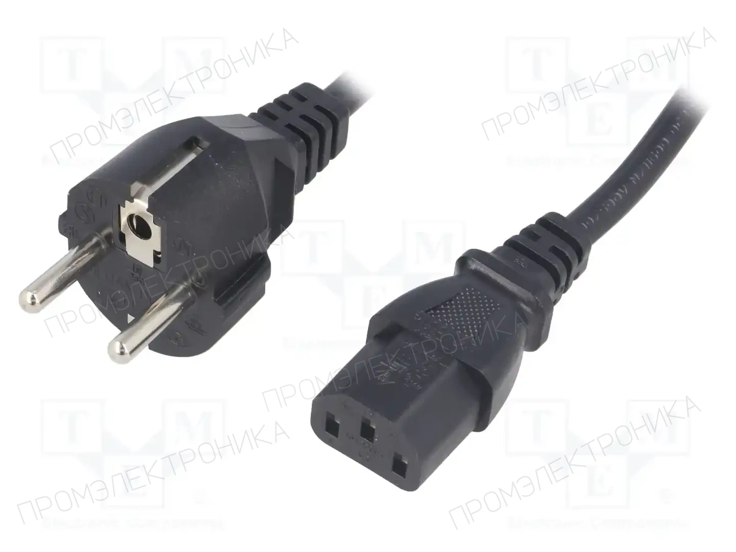 LIAN DUNG LT-312+501 H05VV-F 3X0.75 BLK 1.8M — Кабели питания компьютерные и универс