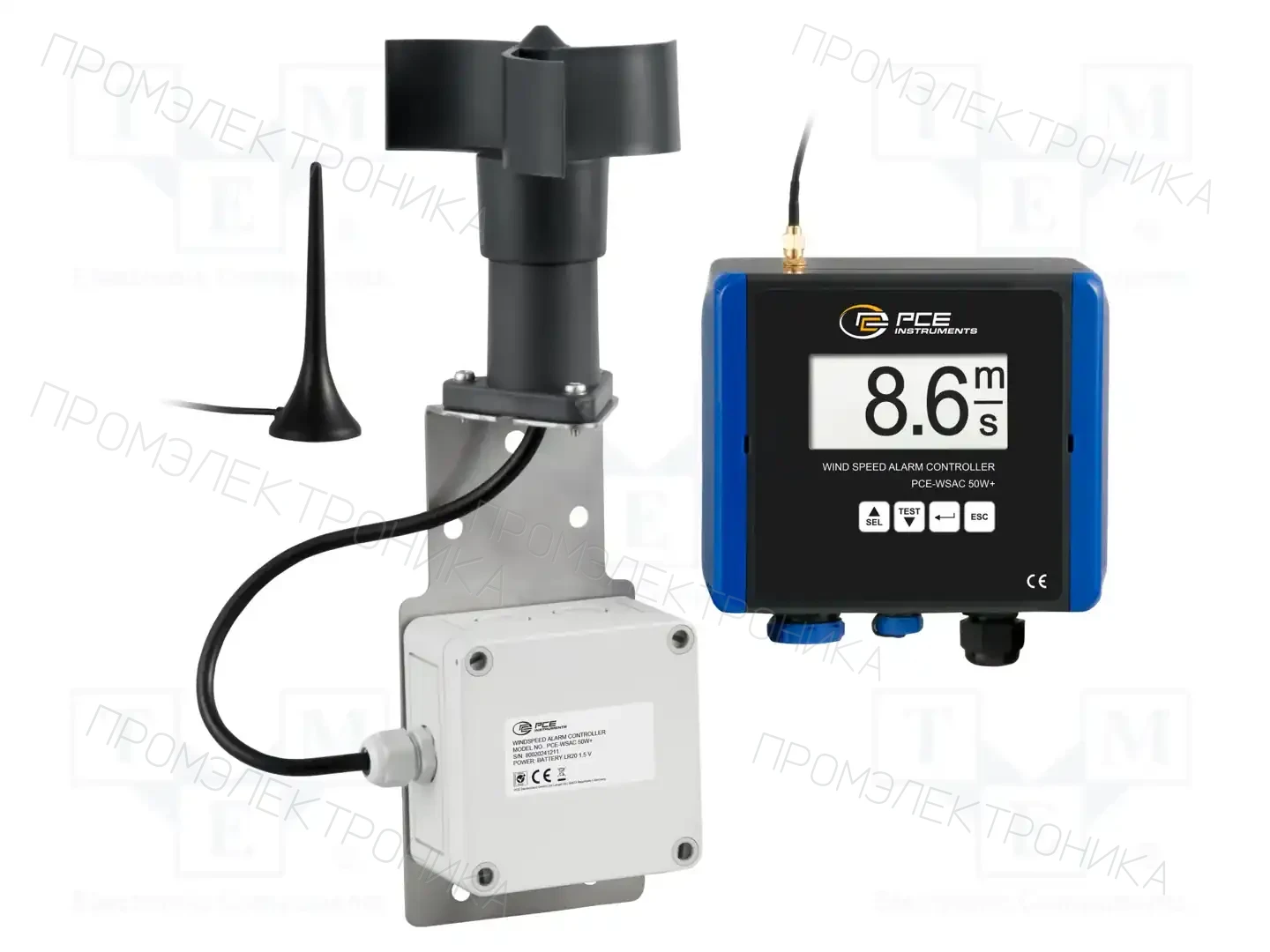 PCE INSTRUMENTS PCE-WSAC 50W+ 24 — Анемометры и термоанемометры