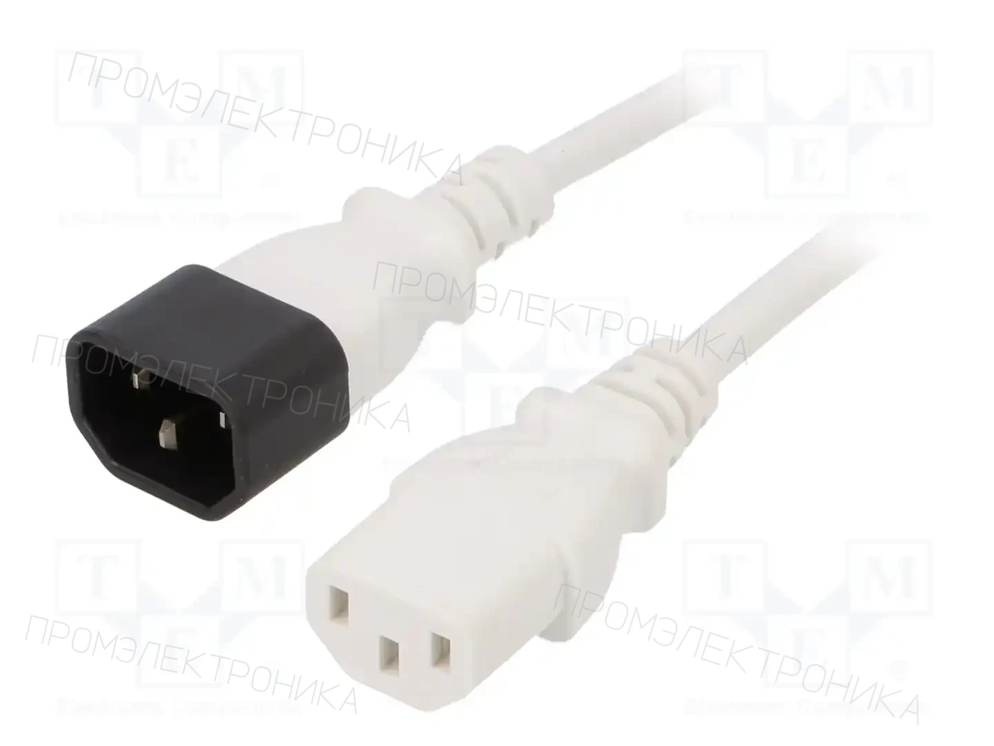 LIAN DUNG LT-602+501 H05VV-F 0.75/3C WHT 1.8M — Кабели питания компьютерные и универс