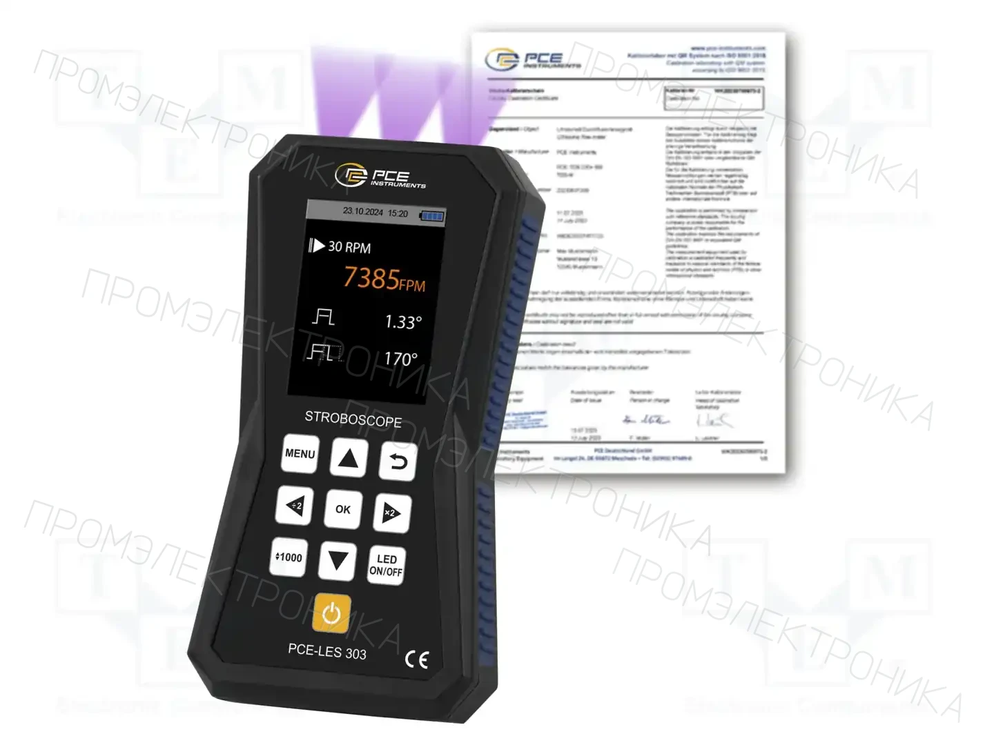 PCE INSTRUMENTS PCE-LES 303UV-385-ICA — Измерители автомобильные - остальные