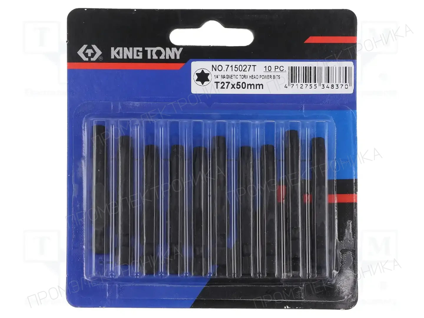 KING TONY 715027T — Наконечники для отверток