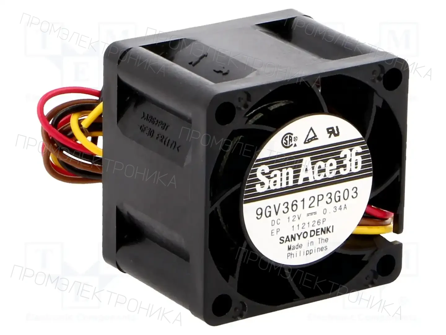 SANYO DENKI 9GV3612P3G03 — Вентиляторы DC 12V