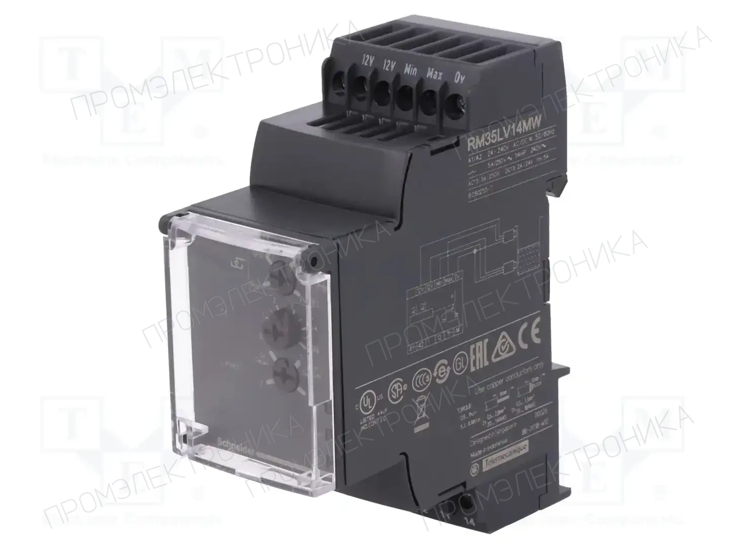SCHNEIDER ELECTRIC RM35LV14MW — Контрольные реле