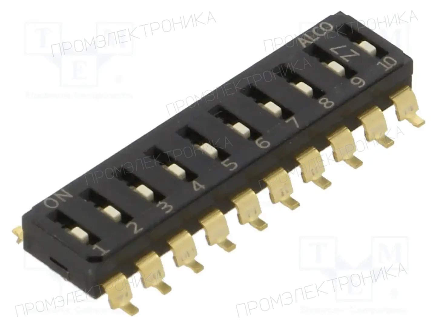 TE Connectivity EDS10SGRNTU04Q — Переключатели типа Dip-Switch