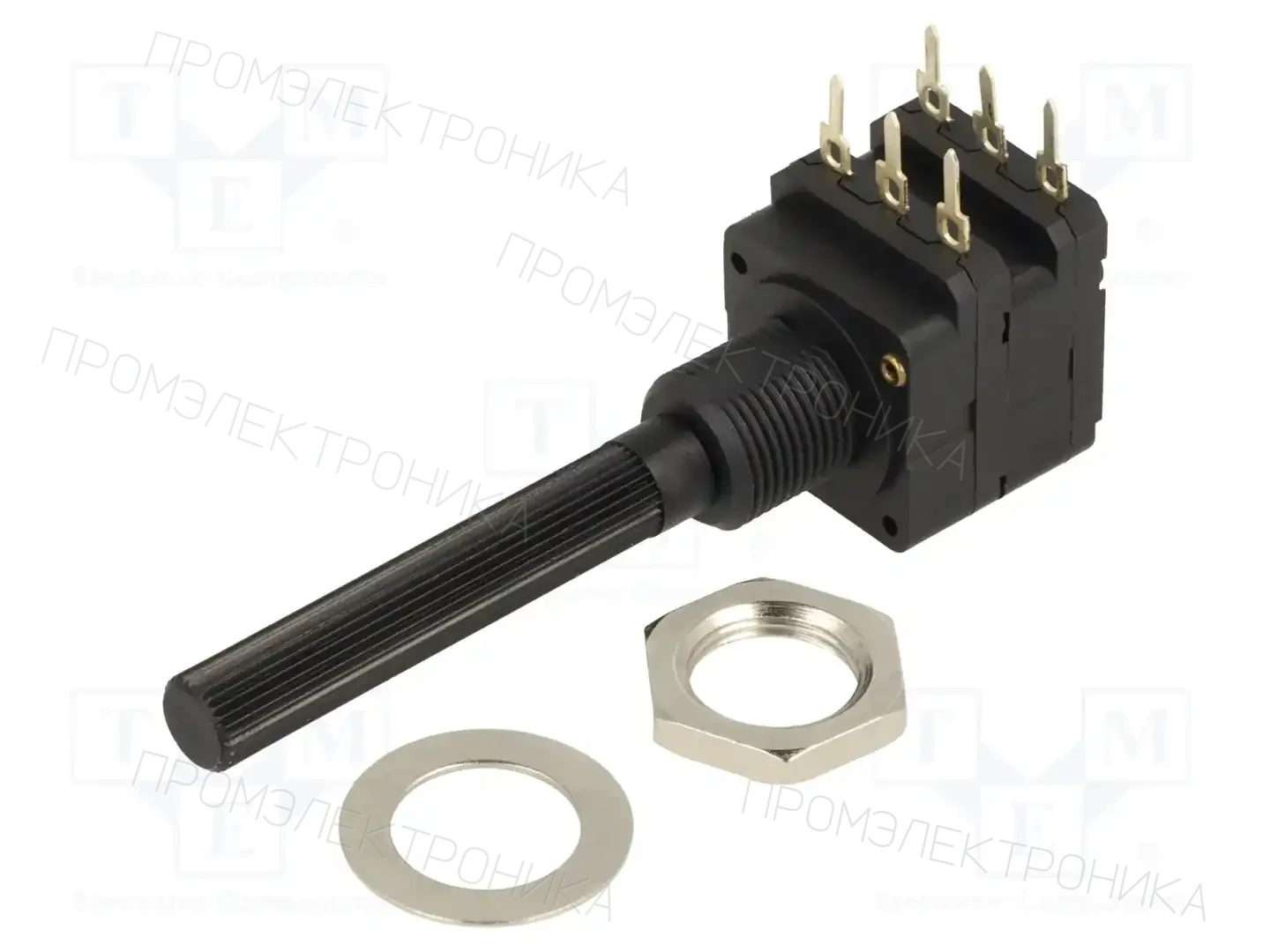 PIHER PC16DH10IP06103A2020TA — Потенциометры однооборотные угольные