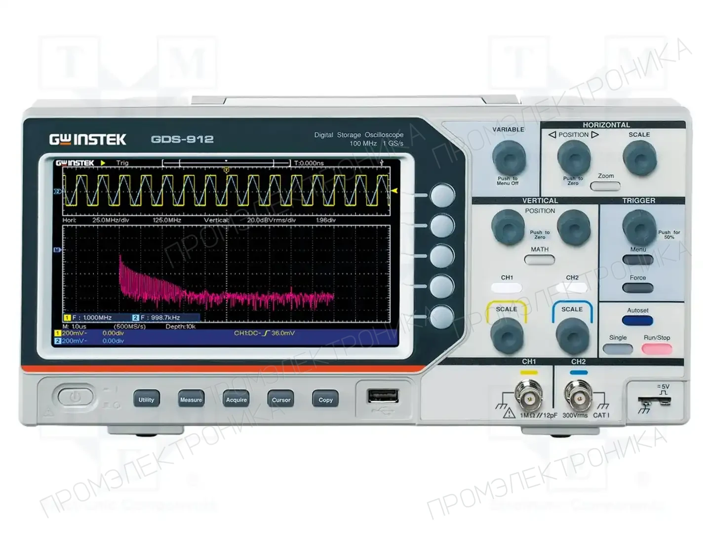GW INSTEK GDS-912 — Осциллоскопы цифровые