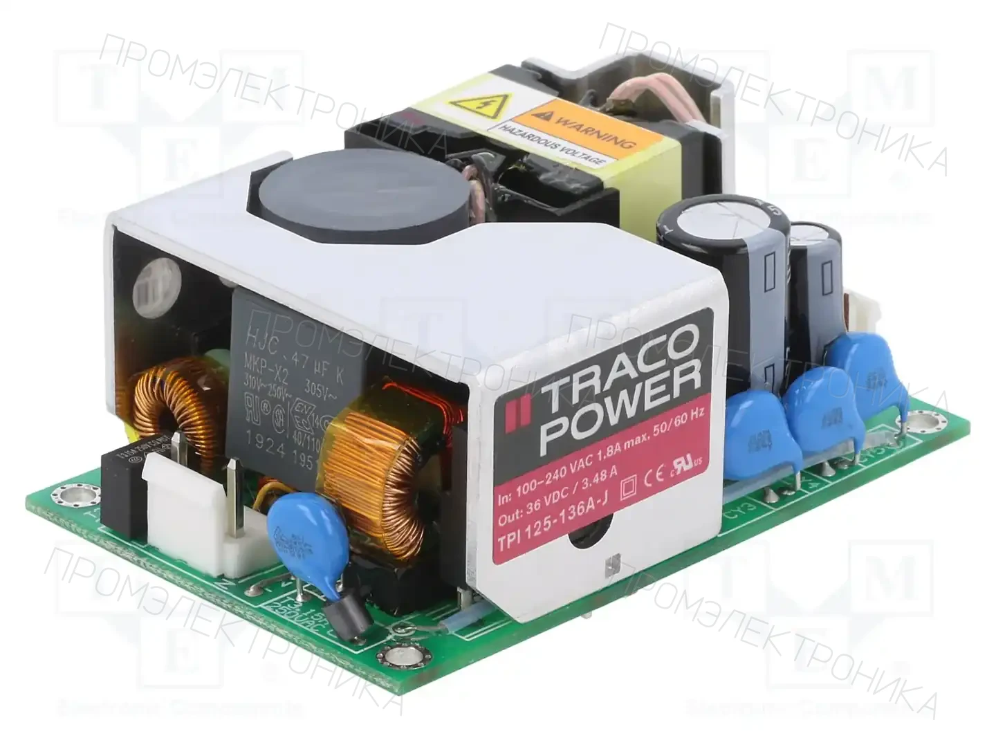 TRACO POWER TPI 125-136A-J — Открытые блоки питания