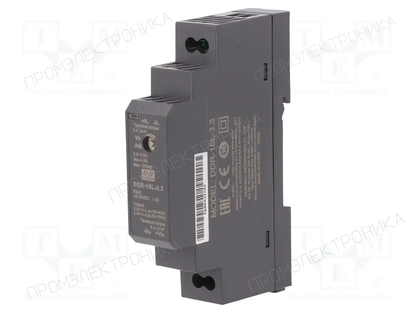 MEAN WELL DDR-15L-3.3 — Преобразователи DC/DC