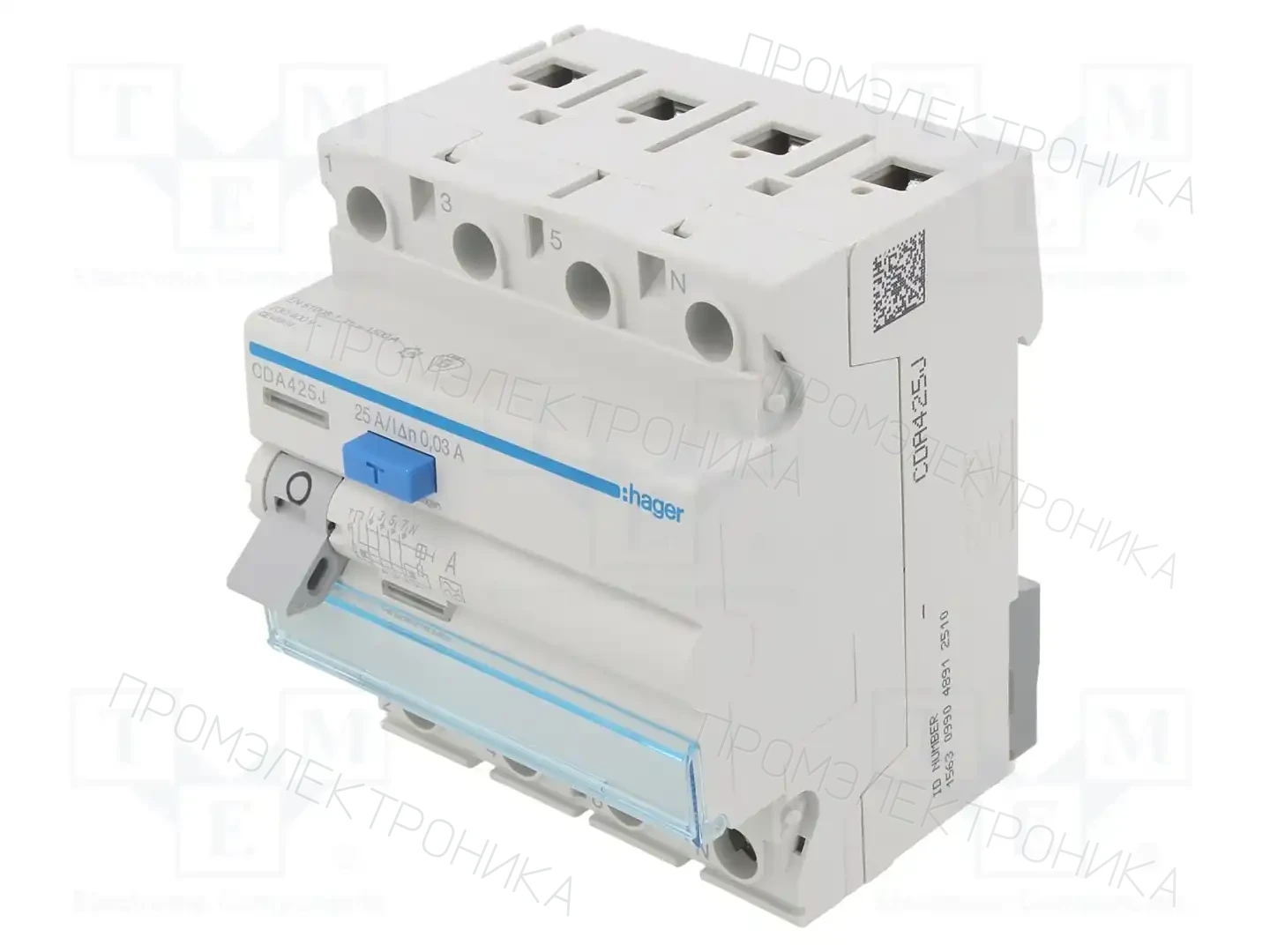 HAGER CDA425J — Дифференциальные выключатели