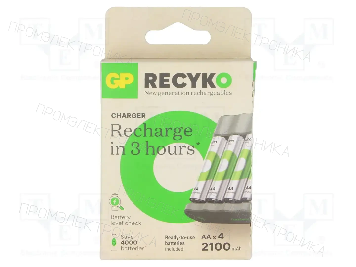 GP GP B441 + 4 X R6 2100 RECYKO NEW — Зарядные устройства B441 + 4 X R6 2100 RECYKO NEW
