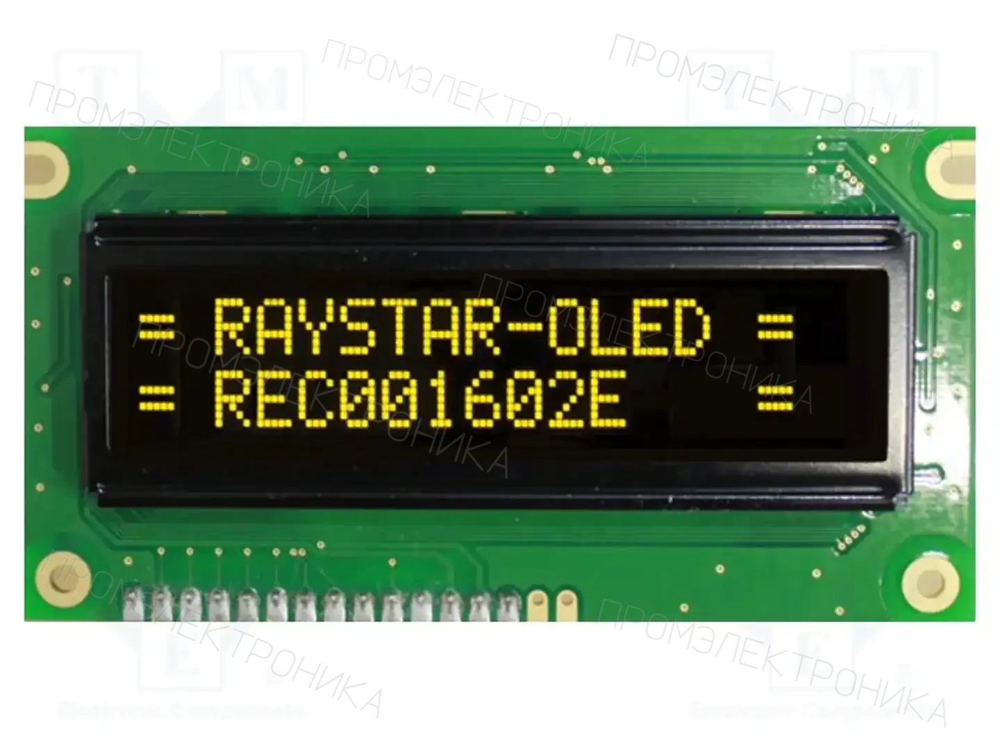RAYSTAR OPTRONICS REC001602EYPP5N00100 — Дисплеи OLED буквенно-цифровые