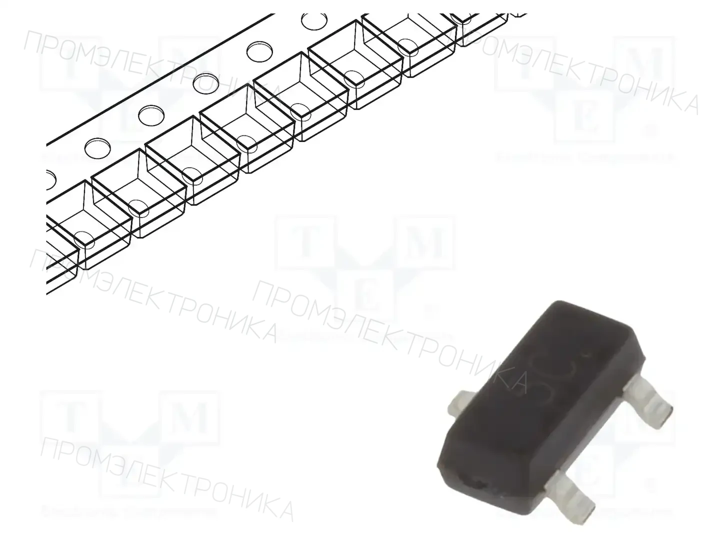 MICRO COMMERCIAL COMPONENTS BC807-40-TP — Транзисторы PNP SMD
