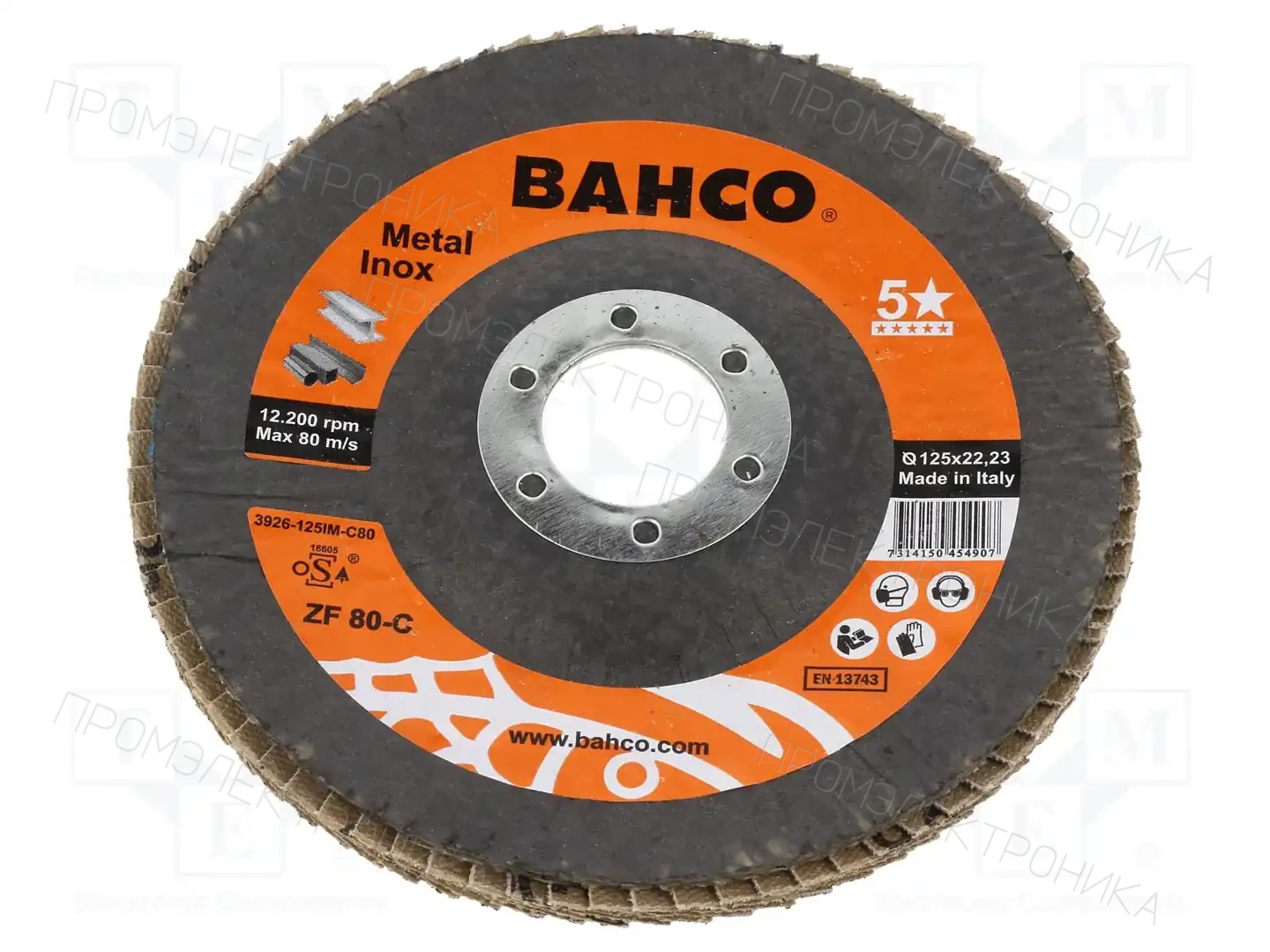 BAHCO 3926-125IM-C80 — Диски для резки и шлифовки