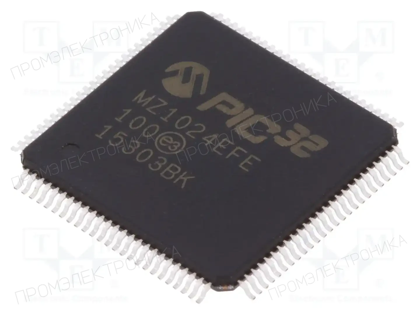 Microchip Technology PIC32MZ1024EFE100-I/PF — Линейка PIC32 32-bit