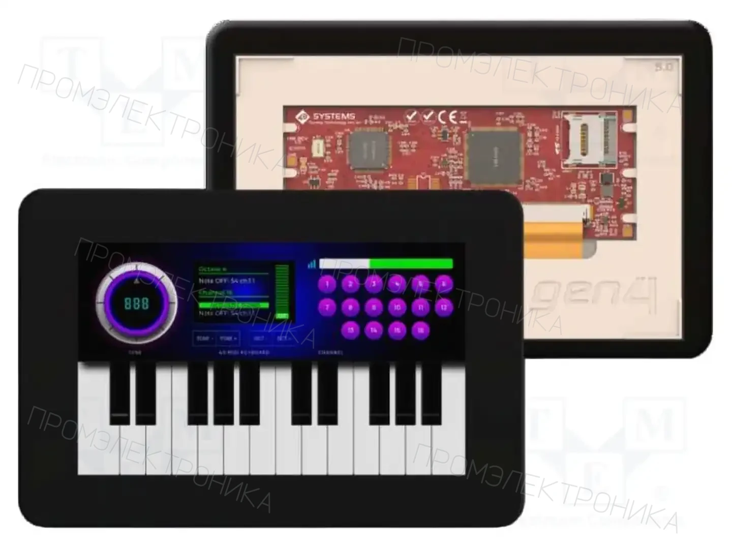 4D Systems GEN4-ULCD-50DCT-CLB-SB — Интеллигентные дисплеи