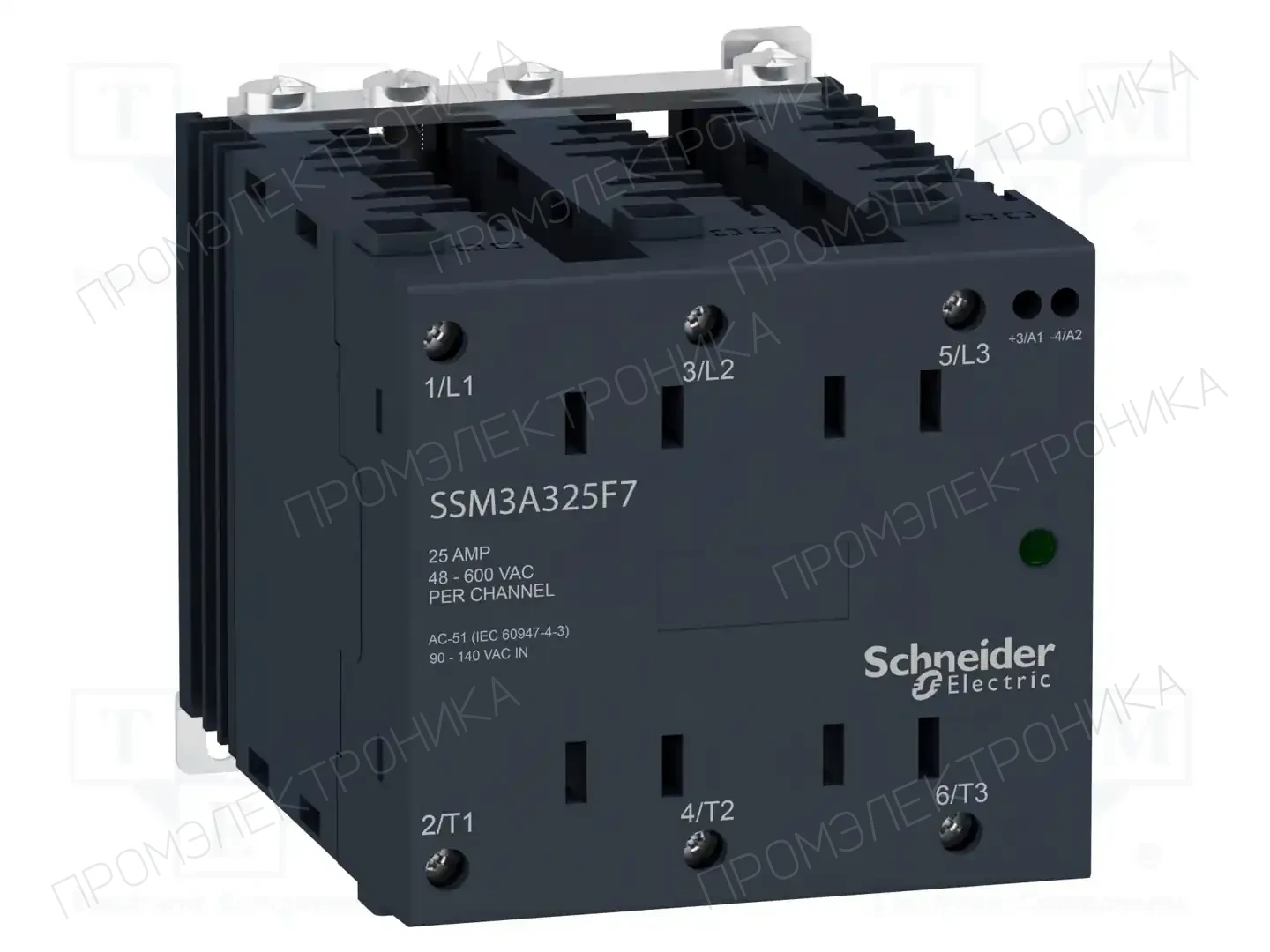 SCHNEIDER ELECTRIC SSM3A325F7 — Реле SSR трехфазные