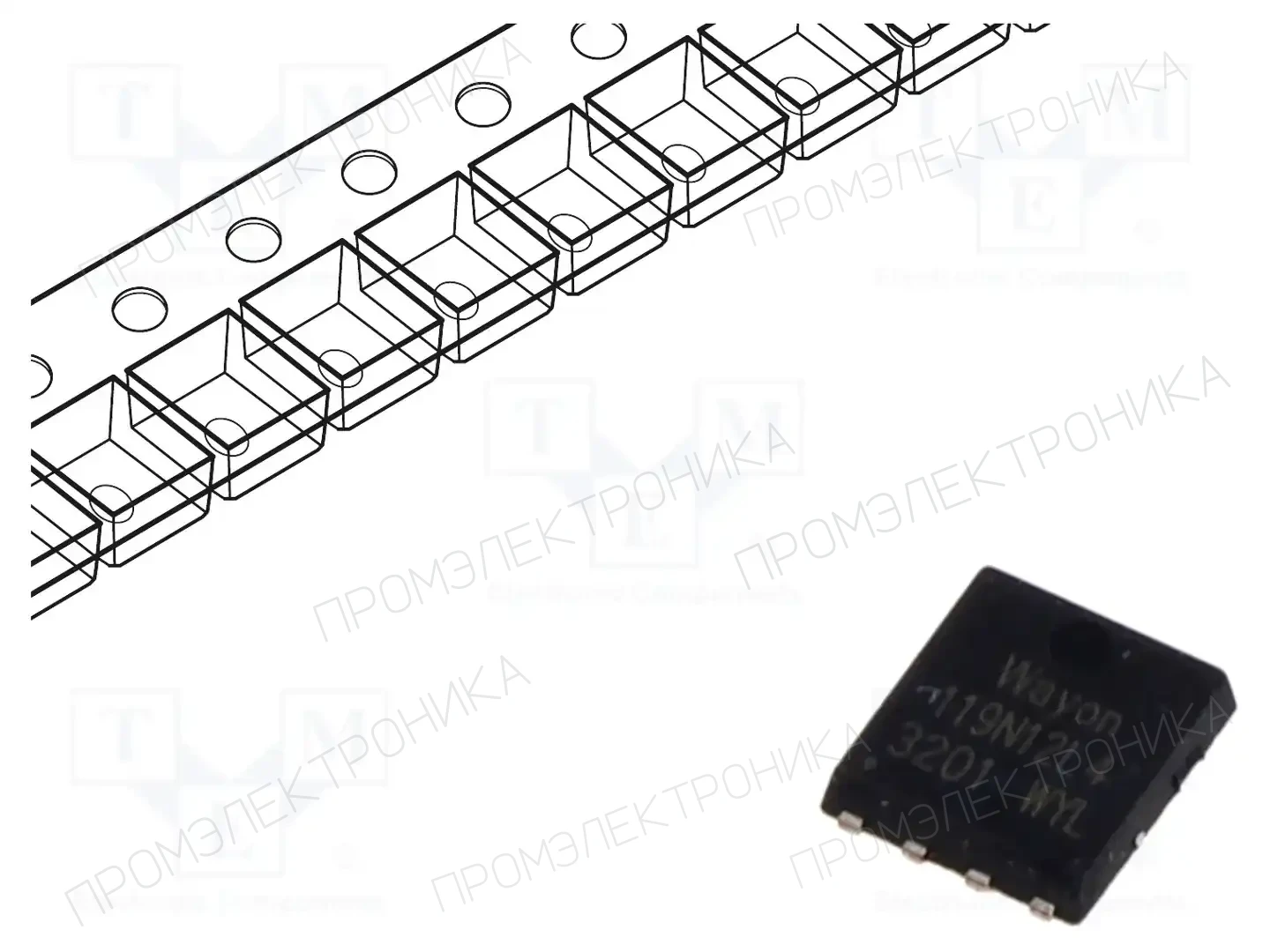WAYON WMB119N12LG4 — Транзисторы с каналом N SMD