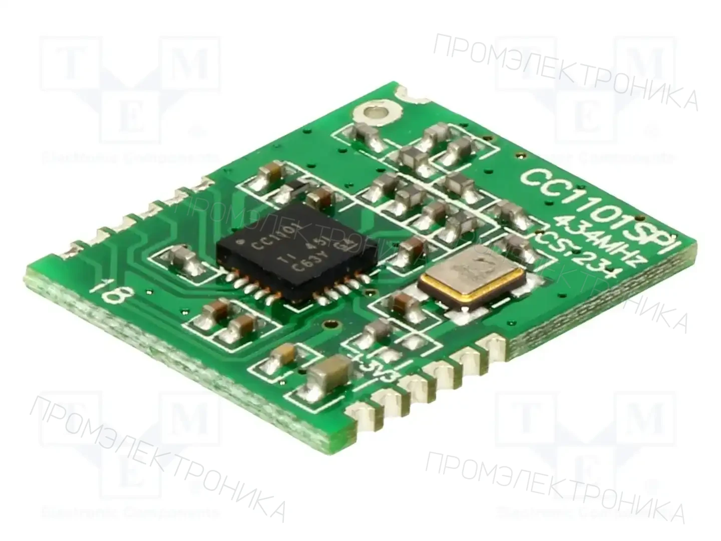 RADIOCONTROLLI RC-CC1101-SPI-SMT-434 — Модули RF