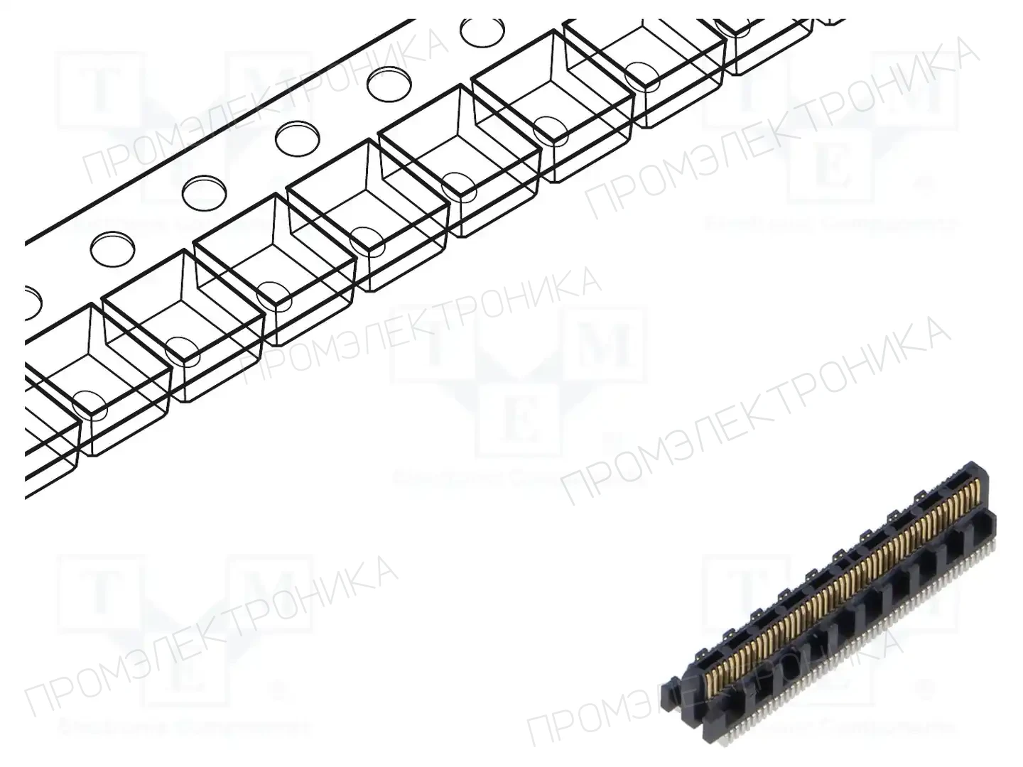 SAMTEC ST4-50-2.50-L-D-P-TR — Разъeмы пластина - пластина