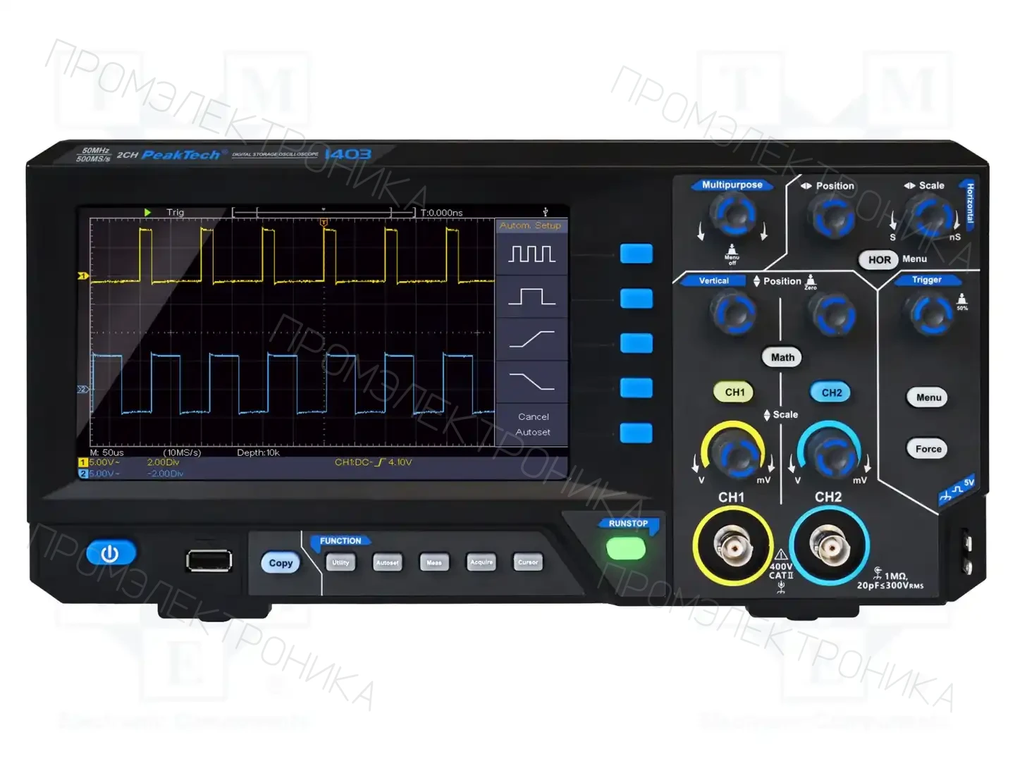 PEAKTECH P 1403 — Осциллоскопы цифровые