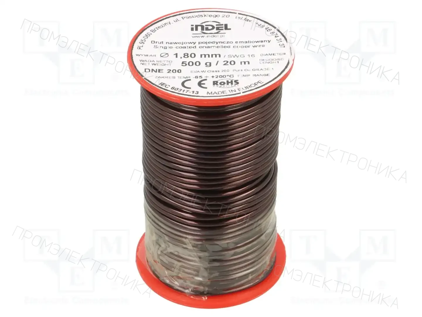 INDEL DNE1,80-500G — Проволока обмоточная