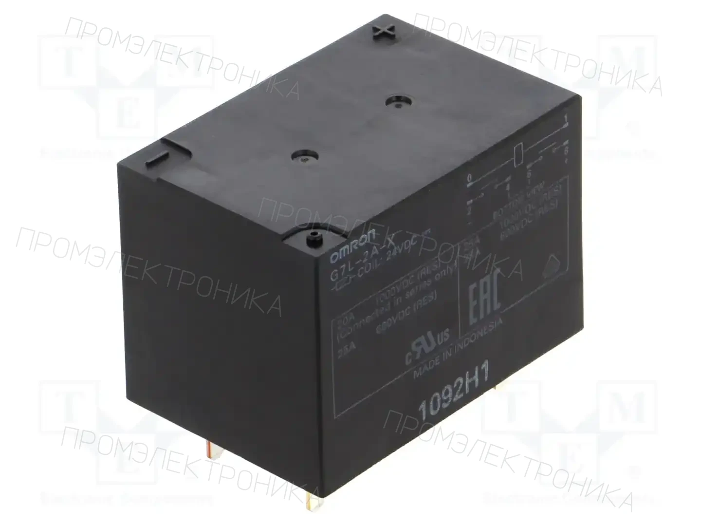 OMRON Electronic Components G7L-2A-X DC24 — Электромагнитное реле мощности