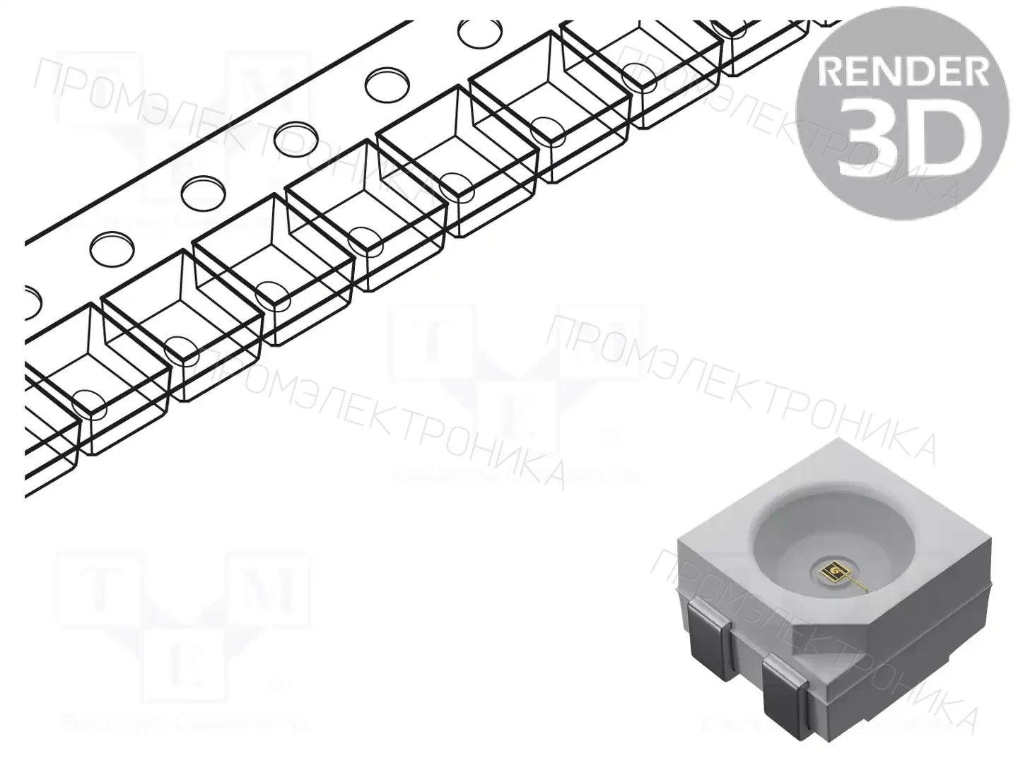 ams OSRAM LYE6SF-ABDA-363B5A — Светодиоды SMD цветные